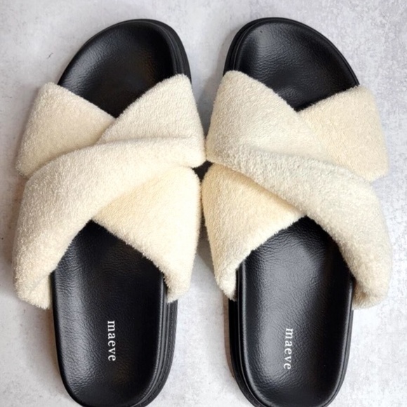 Maeve Terry Slide Sandals for Anthropologie, Size 9 - WORN ONCE - Picture 6 of 6